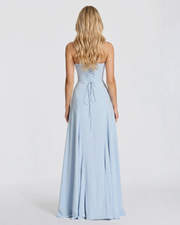 Ava Corset Maxi Dress Light Blue view 3