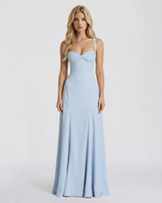 Ava Corset Maxi Dress Light Blue view 1
