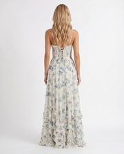 Bianca Ruffle Maxi Dress Garden Mist view 5