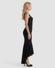 Carisia Corset Maxi Dress Black view 4