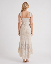Carisia Corset Maxi Dress Cream view 5