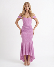 Carisia Corset Maxi Dress Pink view 1