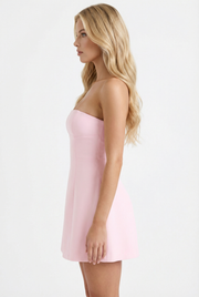 Carly Strapless Mini Dress Pink view 3