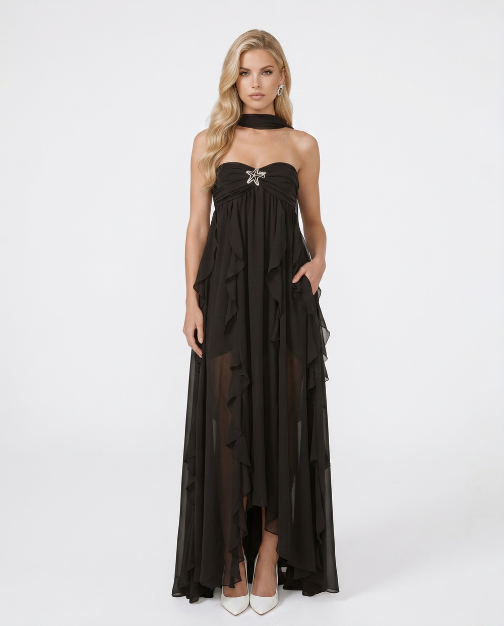 Catherine Halter Maxi Dress Black