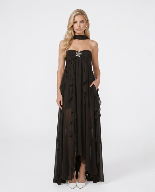 Catherine Halter Maxi Dress Black