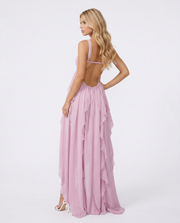 Catherine Halter Maxi Dress Purple view 3
