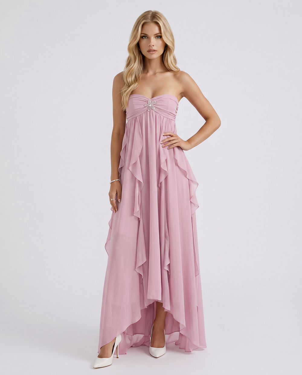 Catherine Halter Maxi Dress Purple