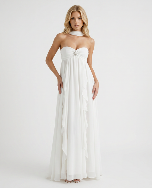 Catherine Halter Maxi Dress White