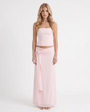 Charlotte Wrap Skirt Set Blush view 1
