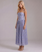 Cielle Floral Midi Dress Daisies Print view 2