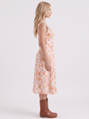 Cosette Floral Midi Dress Pink view 4