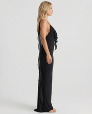 Daniela Slip Maxi Dress Black view 4