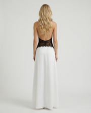 Dina Lace Maxi Dress White view 3