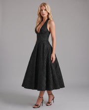 Effie Midi Dress Black view 2