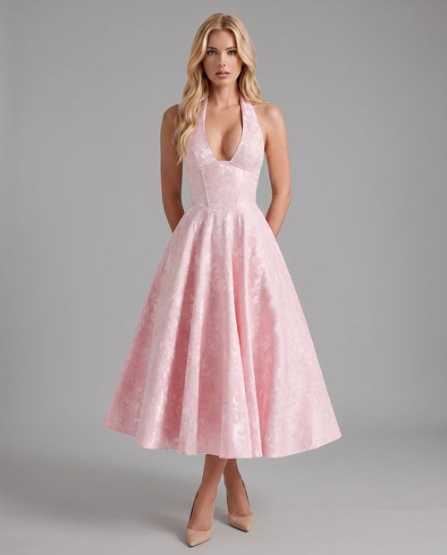 Effie Midi Dress Blush