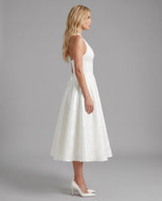Effie Midi Dress Ivory view 3