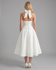 Effie Midi Dress Ivory view 4