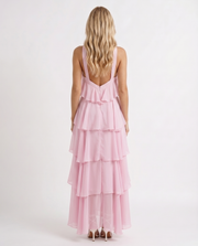Felicia Tiered Maxi Dress Pink view 5