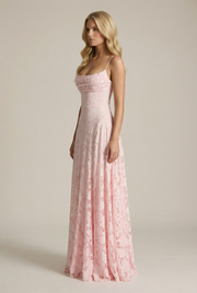 Francis Butterfly Maxi Dress Pink view 2