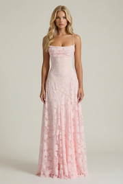 Francis Butterfly Maxi Dress Pink view 1