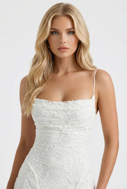 Francis Butterfly Maxi Dress White view 2
