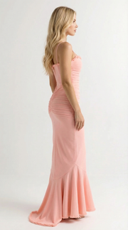 Gabbi Ruffle Maxi Dress Pink view 2