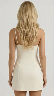 Hailey Strapless Rose Mini Dress Yellow view 5