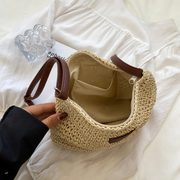 Ida Woven Hobo Shoulder Bag Beige view 2