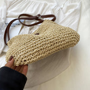 Ida Woven Hobo Shoulder Bag Beige view 3