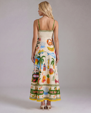 Isla Tropical Maxi Sundress Multicolor view 4
