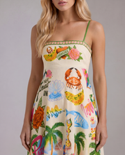 Isla Tropical Maxi Sundress Multicolor view 5