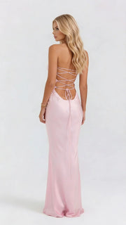 Jade Sequin Maxi Dress Pink view 2