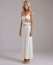 Jetta Slip Mini Dress White view 2
