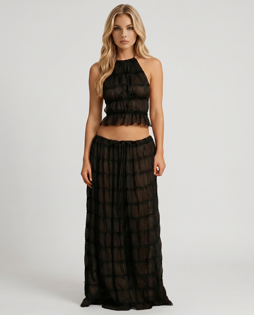 Juliette Halter Set Black