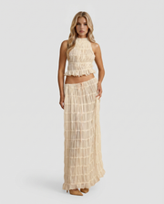 Juliette Halter Set Cream view 1