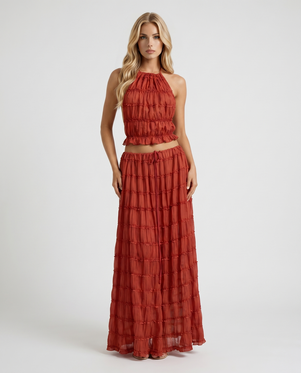 Juliette Halter Set Red