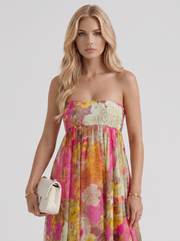 Juno Strapless Maxi Dress Multicolor view 2