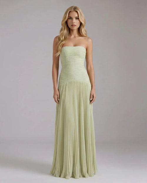 Kenzie Forest Maxi Dress Green