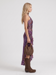 Kira Slit Maxi Dress Purple view 4