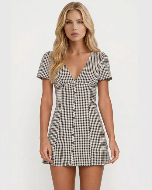 Kyla Mini Playsuit Black