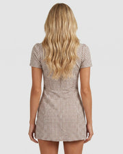 Kyla Mini Playsuit Brown view 5