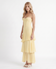 Lucy Lace Maxi Dress Yellow view 7