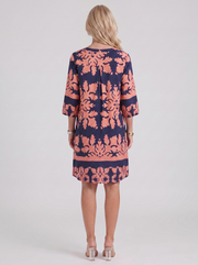 Marije Floral Midi Dress Pink view 5