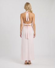 Megan Plunge Maxi Dress Pink view 5