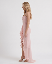 Melina Cutout Maxi Dress Pink view 4