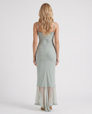 Melina Cutout Maxi Dress Pistachio view 5