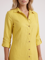 Nell Linen Pants Set Yellow view 6