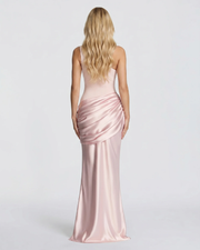 Noelle Draped Maxi Dress Pink view 2