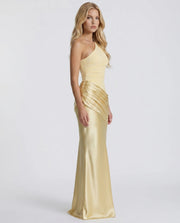 Noelle Draped Maxi Dress Yellow view 3