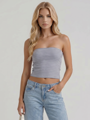 Nora Low Rise Wide Leg Denim Jeans Blue Denim view 2